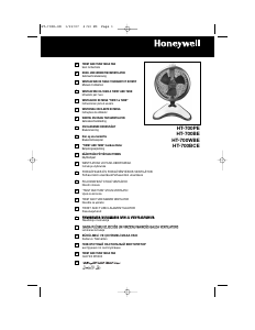 Priročnik Honeywell HT-700BE Ventilator