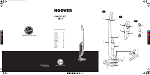 Brugsanvisning Hoover FJ180WG2 011 Støvsuger
