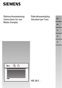 Mode d’emploi Siemens HB28K55 Four