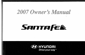 Handleiding Hyundai Santa Fe (2007)