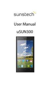 Manual Sunstech uSUN300 Telefone celular