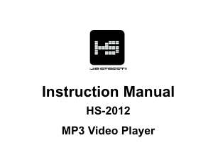 Manual Hipstreet HS-2012 Mp3 Player