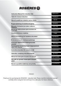 Priročnik Rosières RI 642 C Grelna plošča