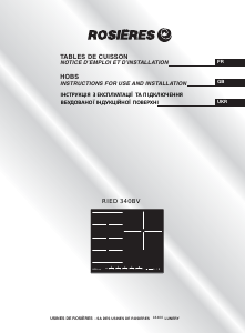 Mode d’emploi Rosières RIED 340 BV Table de cuisson