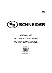 Manual de uso Schneider SHIC 310B Horno