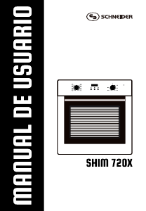Manual de uso Schneider SHIM 720X Horno
