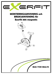 Bruksanvisning X-erfit 305 Magnetic Motionscykel