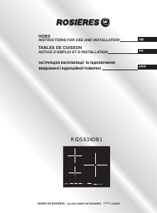 Mode d’emploi Rosières RIDS 634 DB 1 Table de cuisson