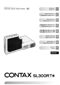 Manual Contax SL300R T* Digital Camera