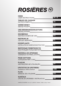 Mode d’emploi Rosières RGV 6 4TFB PN Table de cuisson