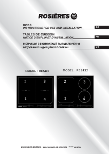 Mode d’emploi Rosières RES 432 Table de cuisson