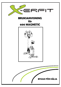 Bruksanvisning X-erfit 600 Magnetic Motionscykel