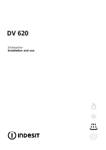 Handleiding Indesit DV 620 WH UK Vaatwasser