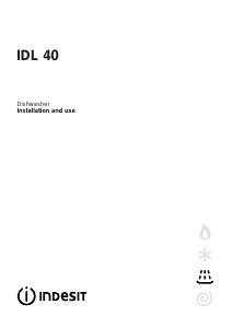 Manual Indesit IDL 40 UK Dishwasher