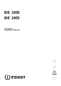 Manual Indesit IDE 1005 S UK.2 Dishwasher