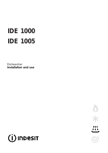 Handleiding Indesit IDE 1000 UK.2 Vaatwasser