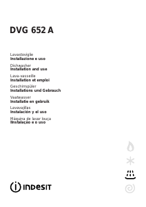 Manual Indesit DVG 652 A IX Dishwasher
