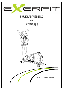 Bruksanvisning X-erfit 595 Crosstrainer