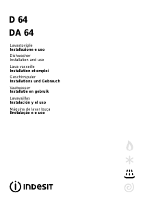 Manual Indesit D 64 (EU) Dishwasher