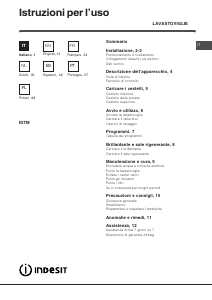 Manual Indesit IDTM EU Máquina de lavar louça