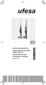 Manual Ufesa AE4416 Vacuum Cleaner