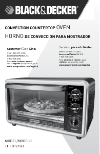 Manual de uso Black and Decker TO1216B Horno