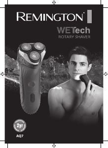 Priručnik Remington AQ7 Wet Tech Brijač