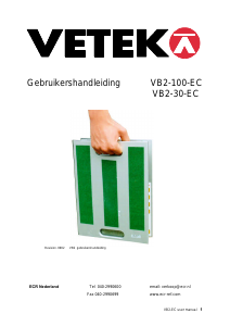 Handleiding Vetek VB2-30-EC Industriële weegschaal