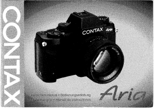 Handleiding Contax Aria Camera