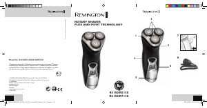 Manual Remington R4150 Dualtrack-X Máquina barbear