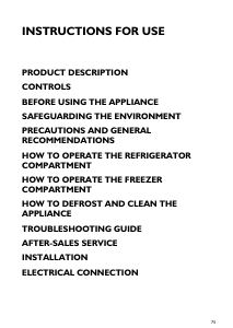 Manual Whirlpool ARG 962/6/A Refrigerator