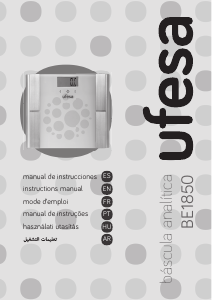 كتيب مقياس BE1850 Ufesa