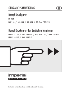 Bedienungsanleitung Imperial DGL 5.74 Backofen