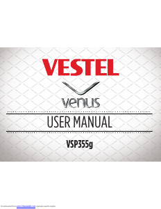 Handleiding Vestel VSP355g Venus Mobiele telefoon
