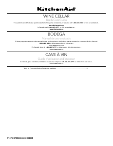 Manual de uso KitchenAid KUWR304ESS Vinoteca