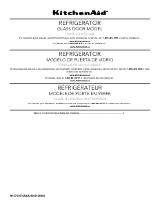 Manual de uso KitchenAid KURL304ESS Refrigerador