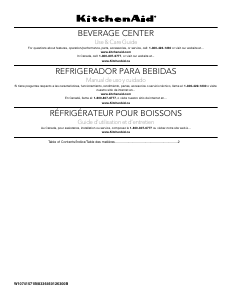Manual de uso KitchenAid KUBR304EBS Refrigerador
