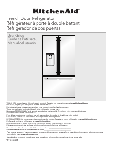 Handleiding KitchenAid KRFC604FSS Koel-vries combinatie