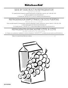 Manual de uso KitchenAid KBSN602EPA Frigorífico combinado