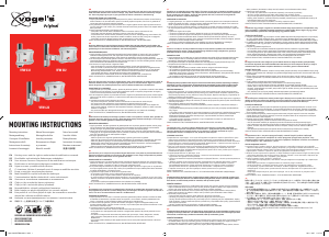 説明書 Vogel's VFW 232 ウォールマウント