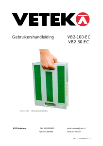Handleiding Vetek VB2-100-EC Industriële weegschaal