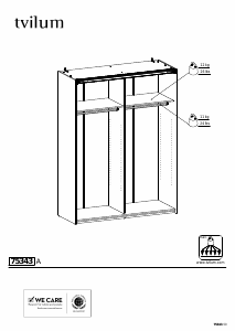 Mode d’emploi Tvilum 75343 Armoire