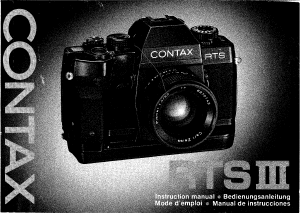 Manual Contax RTSIII Camera