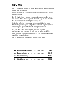 Bruksanvisning Siemens HB24D561 Ugn