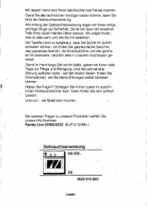 Bedienungsanleitung Siemens HB53054 Backofen