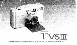 Handleiding Contax TVSIII Camera
