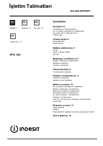 Manual Indesit DFG 262 S EU Maşină de spălat vase