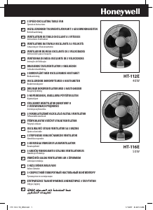 Bedienungsanleitung Honeywell HT-116E Ventilator