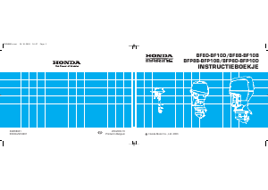 Handleiding Honda BFP8D Buitenboordmotor