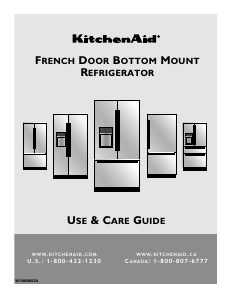 Handleiding KitchenAid KFIS29PBMS Architect Koel-vries combinatie